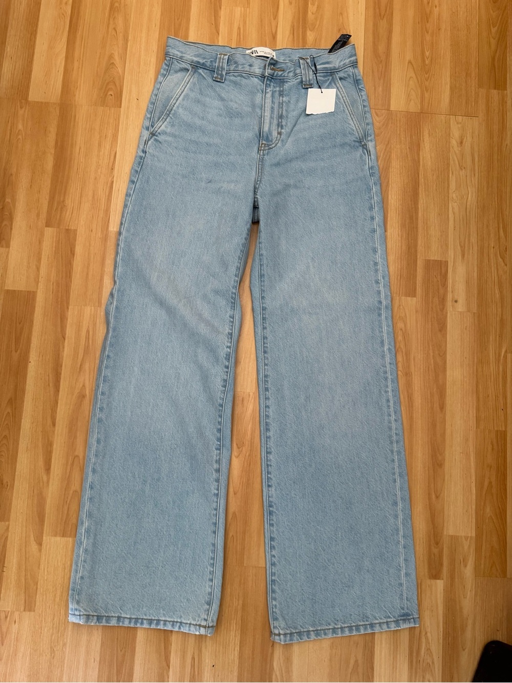 Zara Light Blue Wide Leg Women’s Jeans size 4